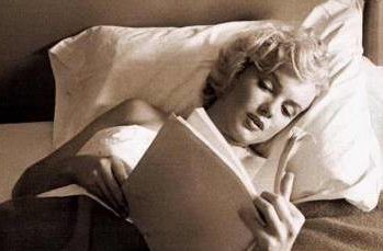 reading in bed that aggravates the headache around the brow