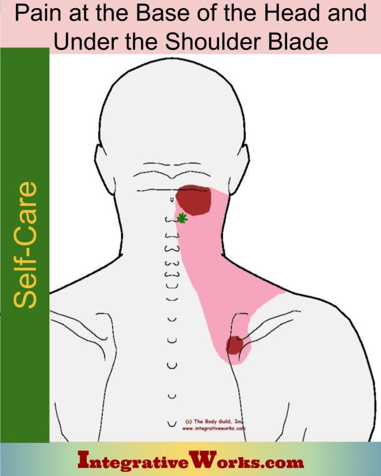 Self Care Pain At Base Of Head And Under Shoulder Blade 768x960 