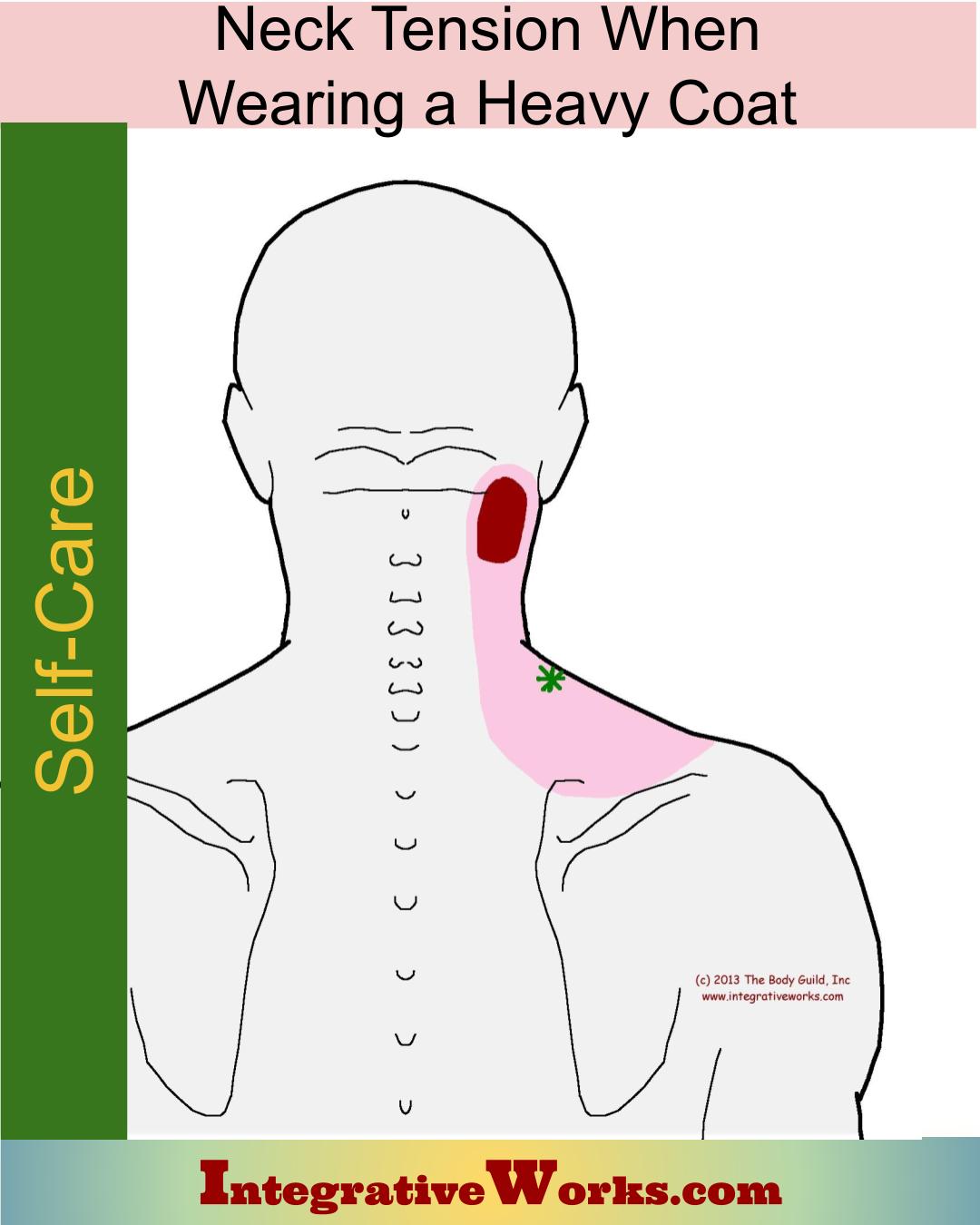Self Care – Neck tension when wearing a heavy coat