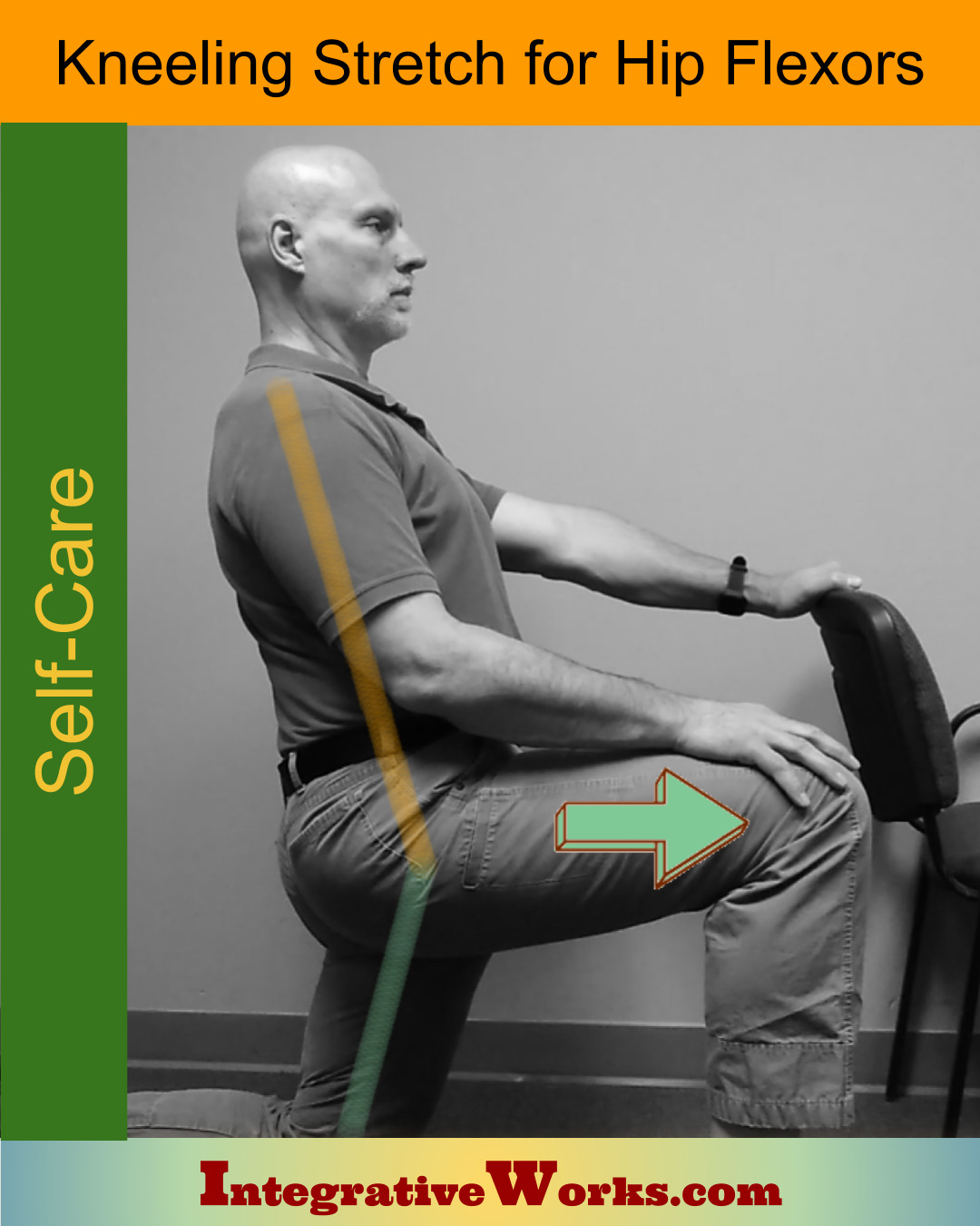 Self Care – Kneeling Stretch for Hip Flexors